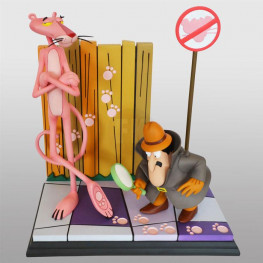 The Pink Panther socha Pink Panther & The Inspector 41 cm - Poškodené balenie !